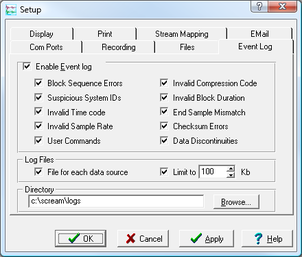 Setup-event-log