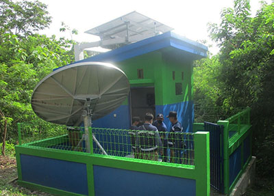 The 40T posthole instruments were deployed in cased holes to depths of down to 10 metres