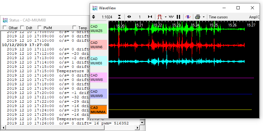 Checking the recordings before sending