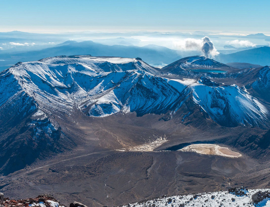 Volcanic mass flow monitoring at Te Maari crater, Tongariro Volcano, New Zealand