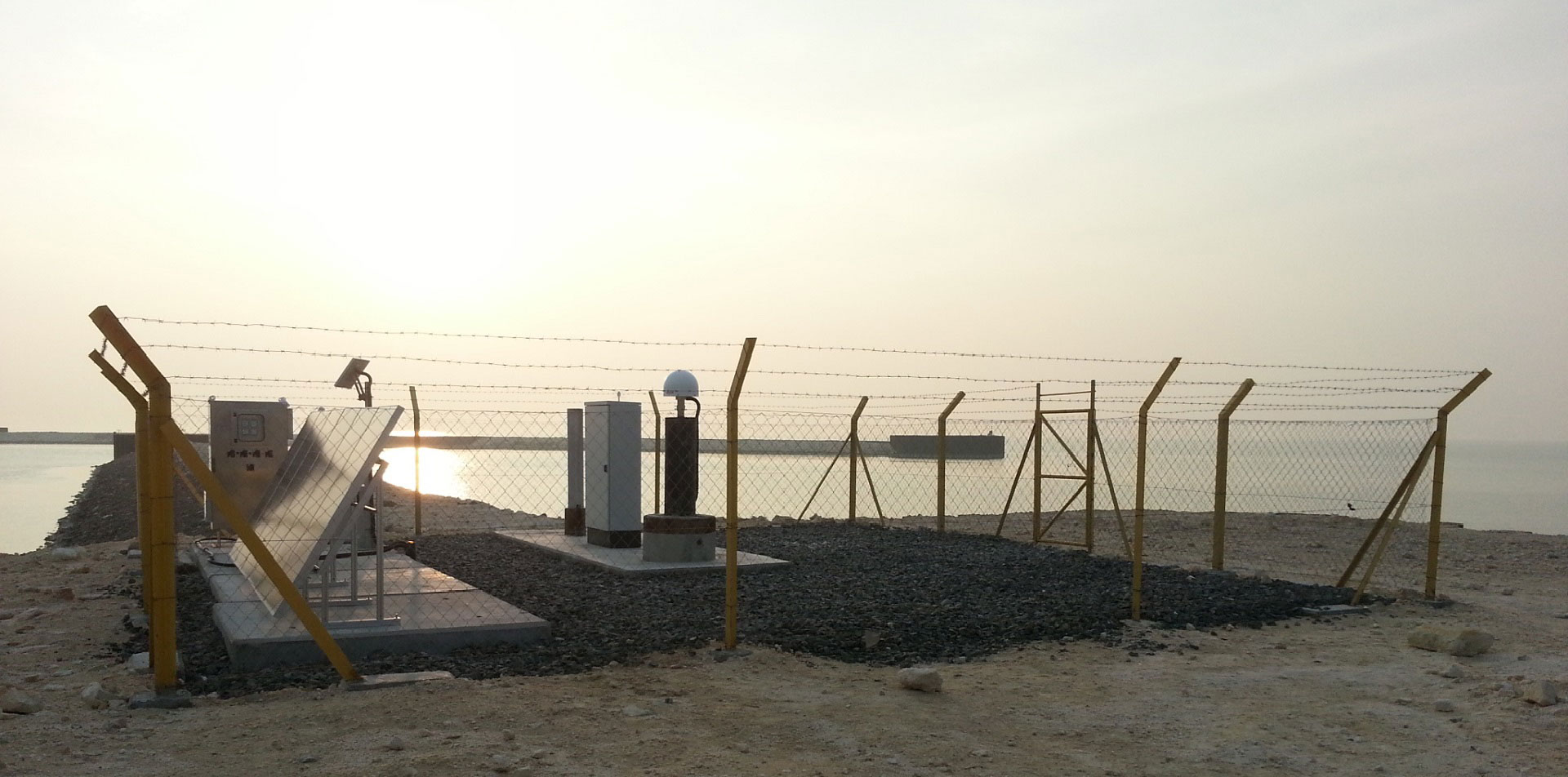 Monitoring oil fields on the Caspian Coast