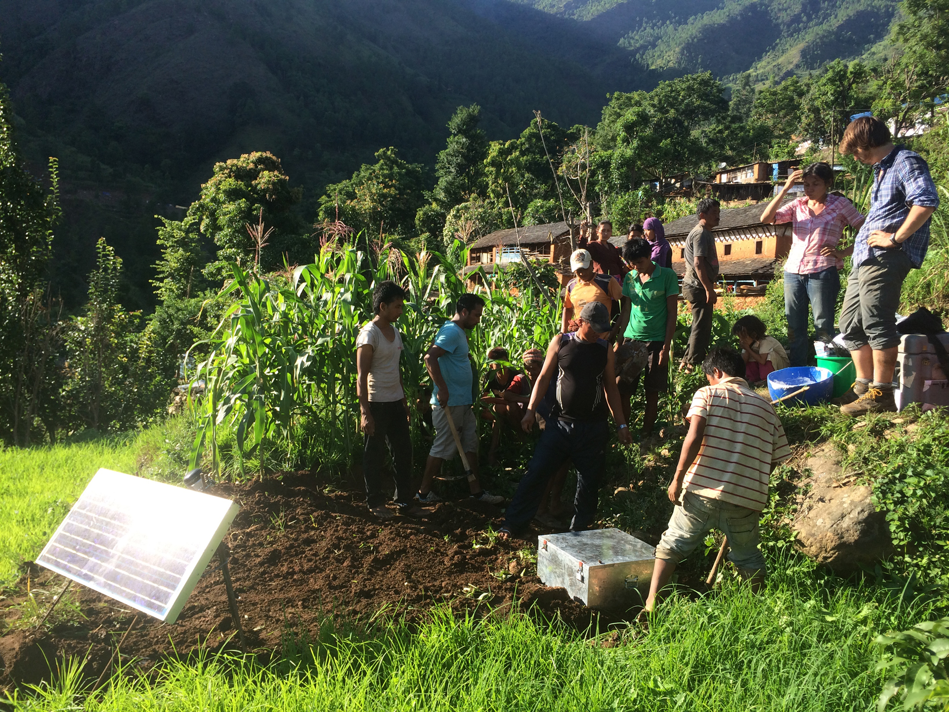 Nepal Array Measuring Aftershock Seismicity Trailing Earthquake Project