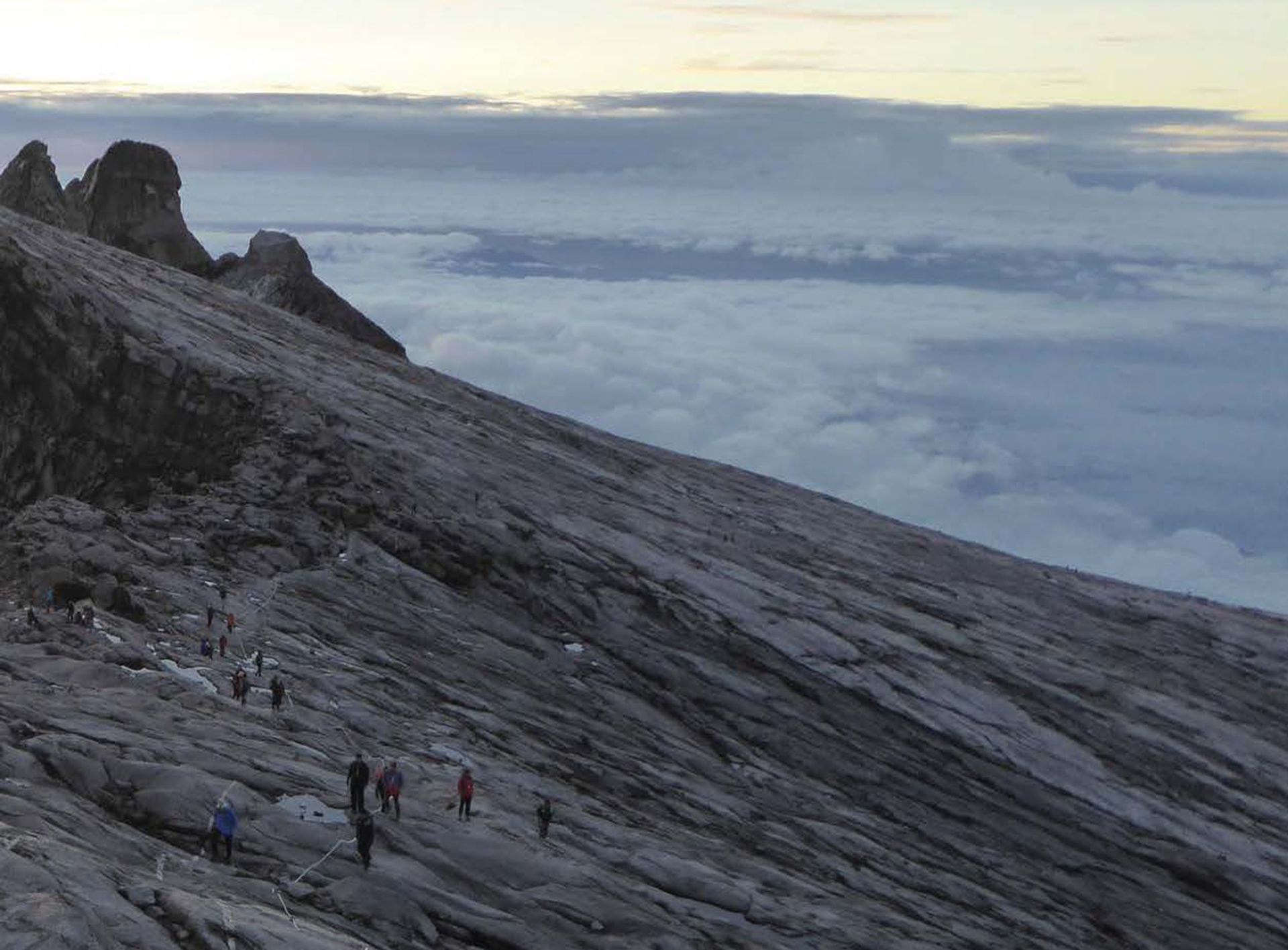 Figure 1: A ridge near the summit of Mount Kinabalu in northern Borneo Image courtesy of Amy Gilligan