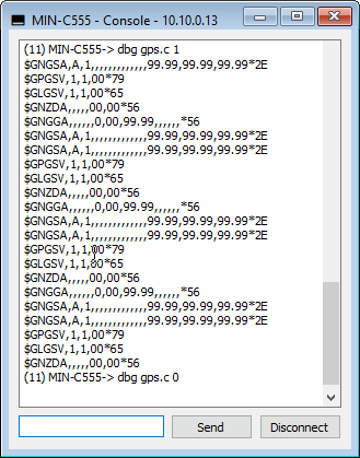 Minimus sample NMEA