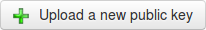 Upload a new public key button